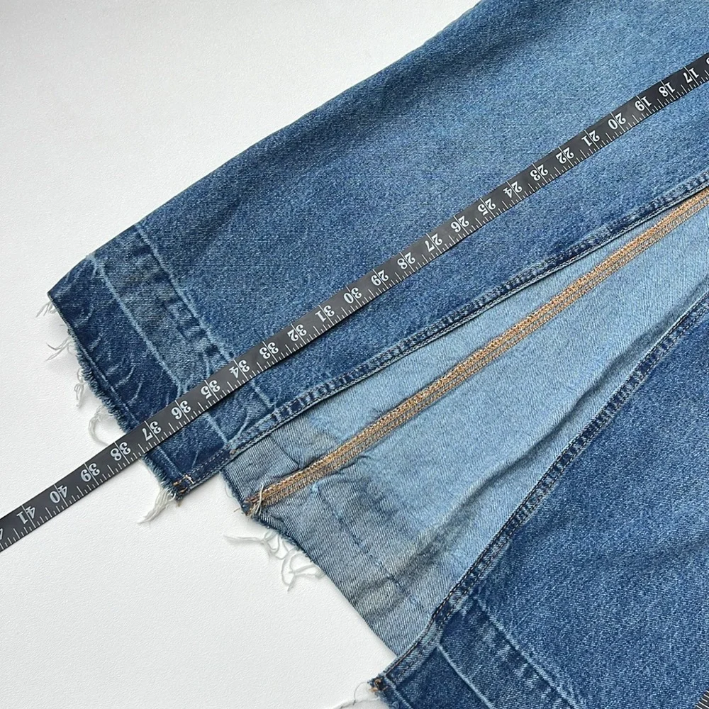 BDG Blue Denim Maxi y2k Britney 90s clueless school‎ casual modest skirt XS